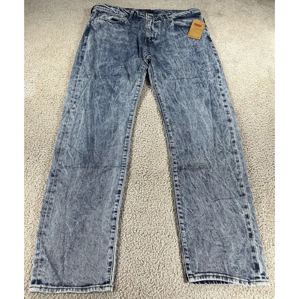 NEW Levis Made & Crafted 511 Slim Jeans Mens 32x32 FIT 35x32 Acid Wash STRETCH